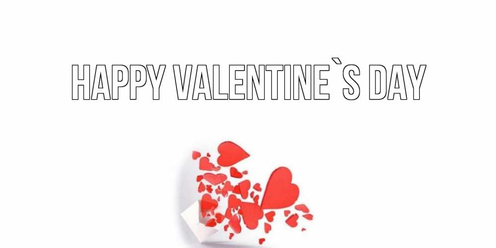 Greetings card с именем, выберите-имя Happy Valentine`s Day Красивая валентинка с сердечками и именем Greetings with text for free download 
